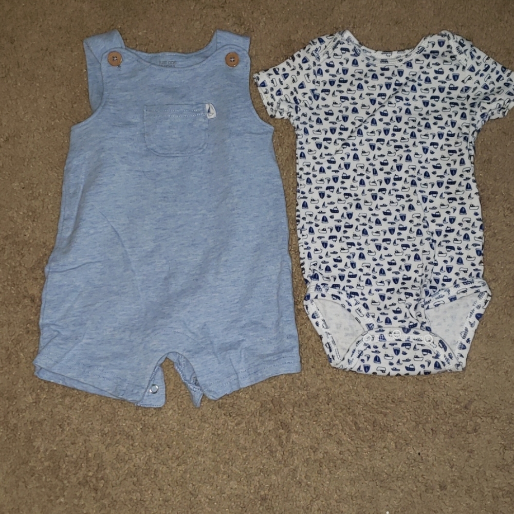 Baby 2pc sailboat set
